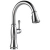 Delta 9197-AR-PR-DST Delta Cassidy Single Handle Pulldown Kitchen Faucet - Lumicoat Arctic Stainless