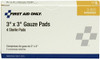 FIRST AID ONLY 579-3-300 4 GAUZE PAD