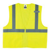 ERGODYNE 150-21125 LIME STD VEST MESH ZIP