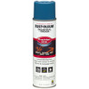 RUST-OLEUM 647-203031 17-OZ. INDUSTRIAL CAUTION BLUE WATER BASED