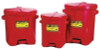 Eagle Manufacturing Co. 258-935-FL 10-GAL. RED POLYETHYLENEOILY WASTE CAN W