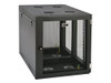 Tripp Lite SRW12UHD SmartRack 12U Heavy-Duty Low-Profile Server-Depth Side-Mount Wall-Mount Rack Enclosure Cabinet