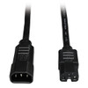 TRIPP LITE P018-002 2FT COMPUTER POWER CORD CABLE C14 TO C15 HEAVY DUTY 16A 14AWG