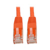 TRIPP LITE N200-100-OR CAT6 GIGABIT MOLDED PATCH CABLE (RJ45 M/M), ORANGE, 100 FT.