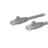 STARTECH.COM N6PATCH12GR 10FT GRAY CAT6 ETHERNET CABLE DELIVERS MULTI GIGABIT 1/2.5/5GBPS & 10GBPS UP TO
