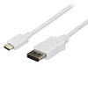 STARTECH.COM CDP2DPMM6W USB C TO DISPLAYPORT 1.2 CABLE W/4K 60HZ/HBR2/5.1 AUDIO/HDCP 2.2/1.4 - INTEGRATE