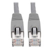 TRIPP LITE N262-005-GY CAT6A 10GCERTIFIED SNAGLESS SHIELDED STP NETWORK PATCH CABLE RJ45 MM, POE, GRAY,