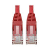 TRIPP LITE N201-06N-RD CAT6 GBE SNAGLESS MOLDED PATCH CABLE UTP RED RJ45 M/M 6IN