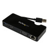 STARTECH.COM USB3SMDOCKHV CREATE A MOBILE WORKSTATION USING YOUR LAPTOP USB 3.0 PORT -TRAVEL DOCKING STATI