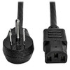 TRIPP LITE P007-006-15D IEC-320-C13 TO RIGHT-ANGLED NEMA 5-15P POWER CORD RIGHT-ANGLED NEMA CONNECTOR, 1