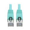 TRIPP LITE N262-014-AQ CAT6A 10GCERTIFIED SNAGLESS SHIELDED STP NETWORK PATCH CABLE RJ45 MM, POE, AQUA,