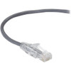 BLACK BOX C6APC28-GY-03 SLIM-NET CAT6A 28-AWG 500-MHZ STRANDED ETHERNET PATCH CABLE - UNSHIELDED, PVC, S