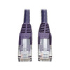 TRIPP LITE N201-050-PU CAT6 GIGABIT SNAGLESS MOLDED PATCH CABLE (RJ45 M/M) - PURPLE, 50-FT.
