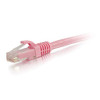 C2G 50855 C2G 1FT CAT6A SNAGLESS UNSHIELDED (UTP) NETWORK PATCH ETHERNET CABLE-PINK - 1 FO