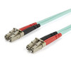 STARTECH.COM A50FBLCLC15 OM3 LC TO LC MULTIMODE DUPLEX FIBER OPTIC PATCH CABLE HAS 50/125 MICRON FIBER AN