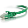 C2G 50791 C2G 15FT CAT6A SNAGLESS UNSHIELDED (UTP) NETWORK PATCH ETHERNET CABLE-GREEN - 15