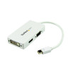 STARTECH.COM MDP2VGDVHDW CONNECT A MINI DISPLAYPORT-EQUIPPED PC OR MAC TO AN HDMI, VGA, OR DVI DISPLAY -