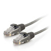 C2G 1089 3FT CAT6 SNAGLESS UNSHIELDED (UTP) SLIM ETHERNET NETWORK PATCH CABLE - GRAY