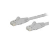 STARTECH.COM N6PATCH30WH 30FT WHITE CAT6 ETHERNET CABLE DELIVERS MULTI GIGABIT 1/2.5/5GBPS & 10GBPS UP TO