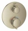 Grohe Grohtherm Round Dual Func Thm Trim Grohe Brushed Nickel 24133EN0