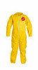 DUPONT 251-QC120S-XL YELLOW TYCHEM QC COVERALL ZIPPERED FRONT X-LARGE