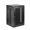 STARTECH.COM RK1820WALHM 18U 19 IN WALL MOUNT NETWORK CABINET - SWITCH DEPTH RACK ENCLOSURE- 180  HINGED