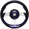 UFLEX216-GRIMANIPLS STEERING WHL-PURPL GRIP SILVR