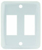 JR PRODUCTS342-12875 DOUBLE FACE PLATE WHITE
