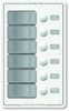 BLUE SEA SYSTEMS661-8273 6 POS. VERTICAL WHITE PANEL