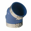 TRIDENT HOSE606-240V8000SS ELBOW-SILICONE 45D 8 W/CLAMPS