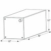 ICON TECHNOLOGIES398-12736 FRESH WATER TANK 32X12X12 20G