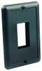 JR PRODUCTS342-14045 IP66 SINGLE SWITCH PLATE BLACK