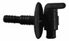 JR PRODUCTS342-0462415 DUAL BARBED DRAIN COCK BLACK