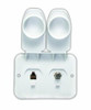 JR PRODUCTS342-543A2A PHONE/CABLE PLATE POL.WHT