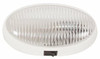 OPTRONICS158-RVPL7CP PORCH LIGHT OVAL W/SWITCH CLR