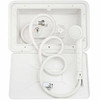 DURA FAUCET621-DFSA170WT EXTERIOR SHOWER BOX KIT WHITE