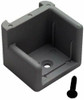 T-H MARINE232-DS1RDP DOOR STOP GRAY W/RIBS  RIGHT