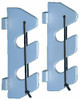 TEAK ISLE264-25707 2 ROD HOLDER W/BUNJI&BRKT WHT