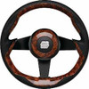 UFLEX216-GRIMANIBRB STEERING WHL-BURL GRIP BLK SPK
