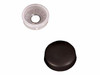 RV DESIGNER350-H603 SCREW COVER-BLK. (PACK OF 14)