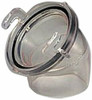 VALTERRA800-T1026 45DEG HOSE ADAPTOR CLEAR