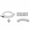 ATTWOOD MARINE698-RT2498 MIXER COMBO TAP/SHOWER WHITE