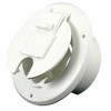 JR PRODUCTS342-S2310A ROUND CABLE HATCH POLAR WHITE