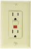 RV DESIGNER350-S803 GFCI OUTLET-DUAL W/CVR IVORY