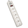 Tripp Lite DG206 6 Outlet Surge Protector Power Strip, 6ft Cord, Industrial, 1050-Joules, Metal, ()