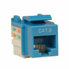 Tripp Lite N238001BL Tripp Lite Cat6 Cat5e 110 Style Punch down Keystone Jack RJ45 Blue TAA GSA