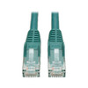 Tripp Lite N201-006-GN Cat6 Gigabit Snagless Molded Patch Cable (RJ45 M/M) - Green, 6-ft.()