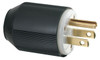 COOPER WIRING DEVICES 309-WD5266N 15 AMP BLK PLUG INDUSTRIAL GRADE AUTO GRIP