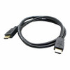 ADD-ON HDMIHSMM20-5PK ADDON 5 PACK OF 6.10M (20.00FT) HDMI MALE TO MALE BLACK CABLE