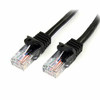STARTECH.COM 45PATCH3BK MAKE FAST ETHERNET NETWORK CONNECTIONS USING THIS HIGH QUALITY CAT5E CABLE, WITH